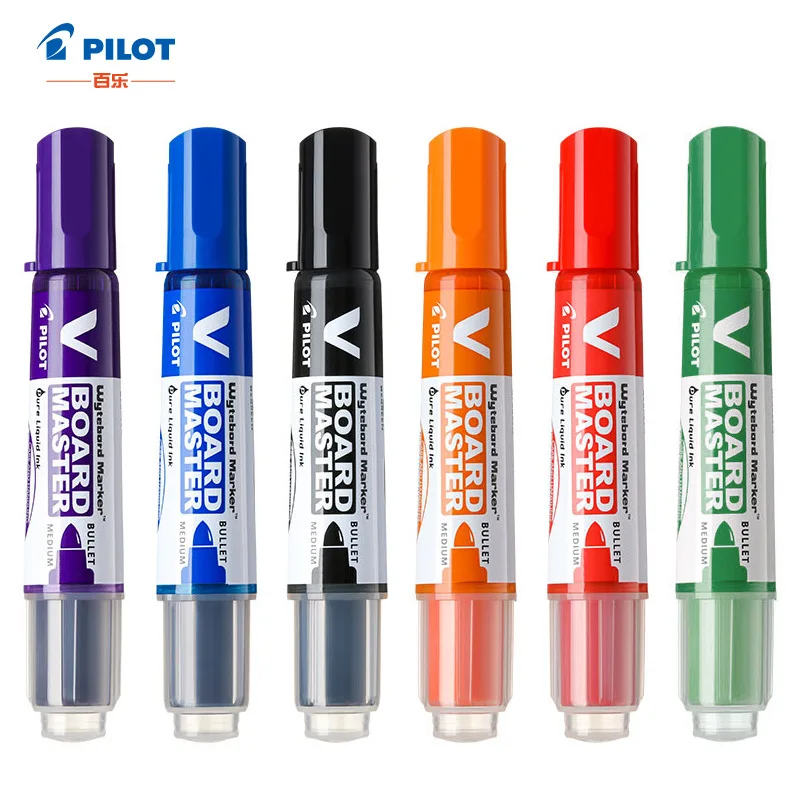 P-ILOT Large Capacity V Straight Liquid Type Water Based Erasable Whiteboard Marker