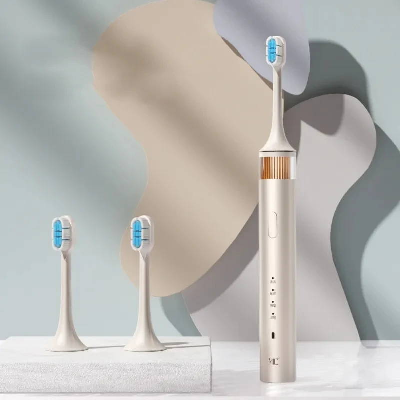Умная Водонепроницаемая электрическая зубная щетка IPX7 со сменными головками зубной щетки и встроенным аккумулятором OEM/ODM welcome