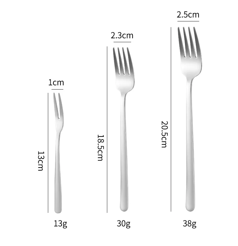 304 stainless steel spoon household dinner long handle dessert spoon fork coffee stirring spoon stainless steel tableware