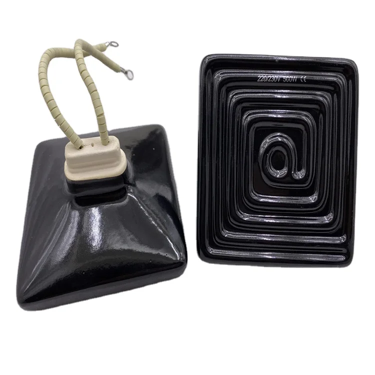 Ceramic Heater Board 122*122MM 220V/230V 250W BlackTop Upper Infrared Ceramic Heating Plate