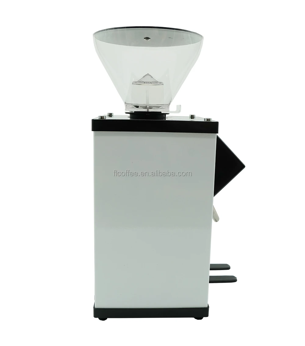 2023 Hot selling commercial Flat burrs coffee grinder LED touch screen electric coffee grinder espresso coffee maker LJ-64C