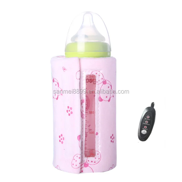Travel portable heating water usb bottle warmer milk baby heater for outdoor car