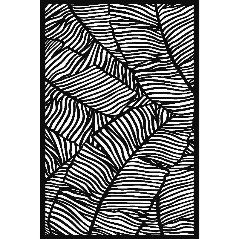 Metal Privacy Screens and Panel Laser Cut Outdoor Privacy Screens Decorative Metal Panels For Garden Balcony