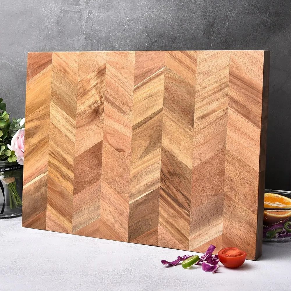China Professional Manufacture Acacia Wood Cutting Board For Meat Wooden Board Can Provide Sample