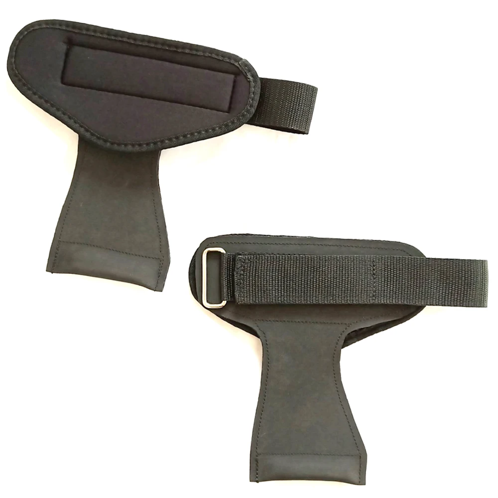 custom logo gymnastics hand grips fitness hand grip for weight lifting pull up