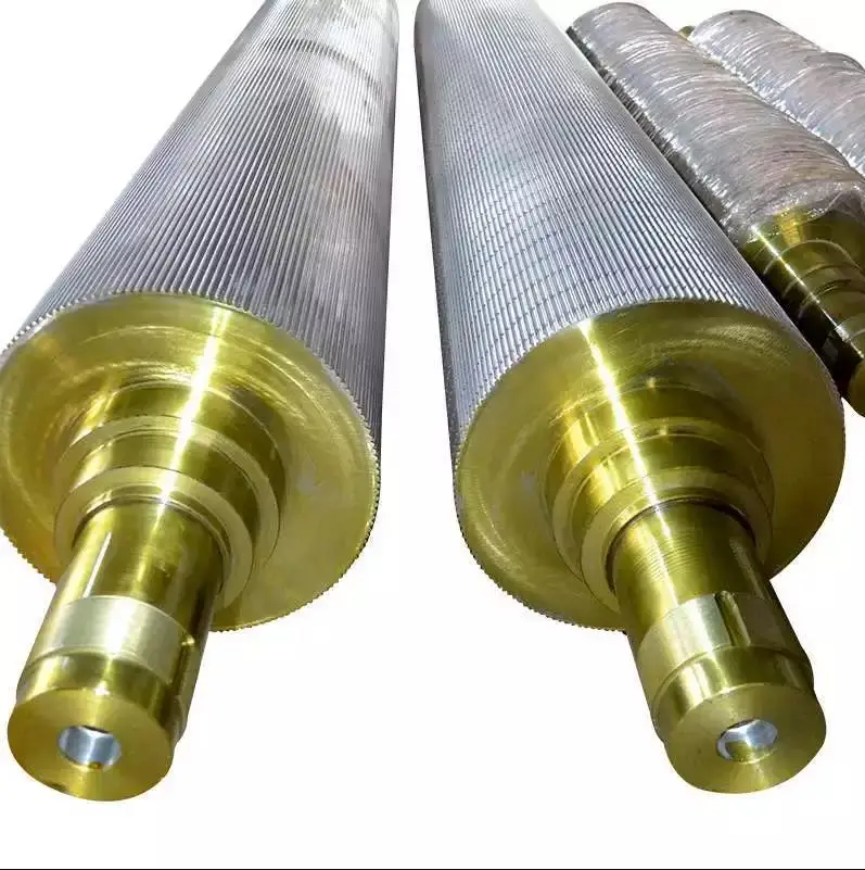 Customized high precision chromium-plated  alloy steel corrugated roller with best price
