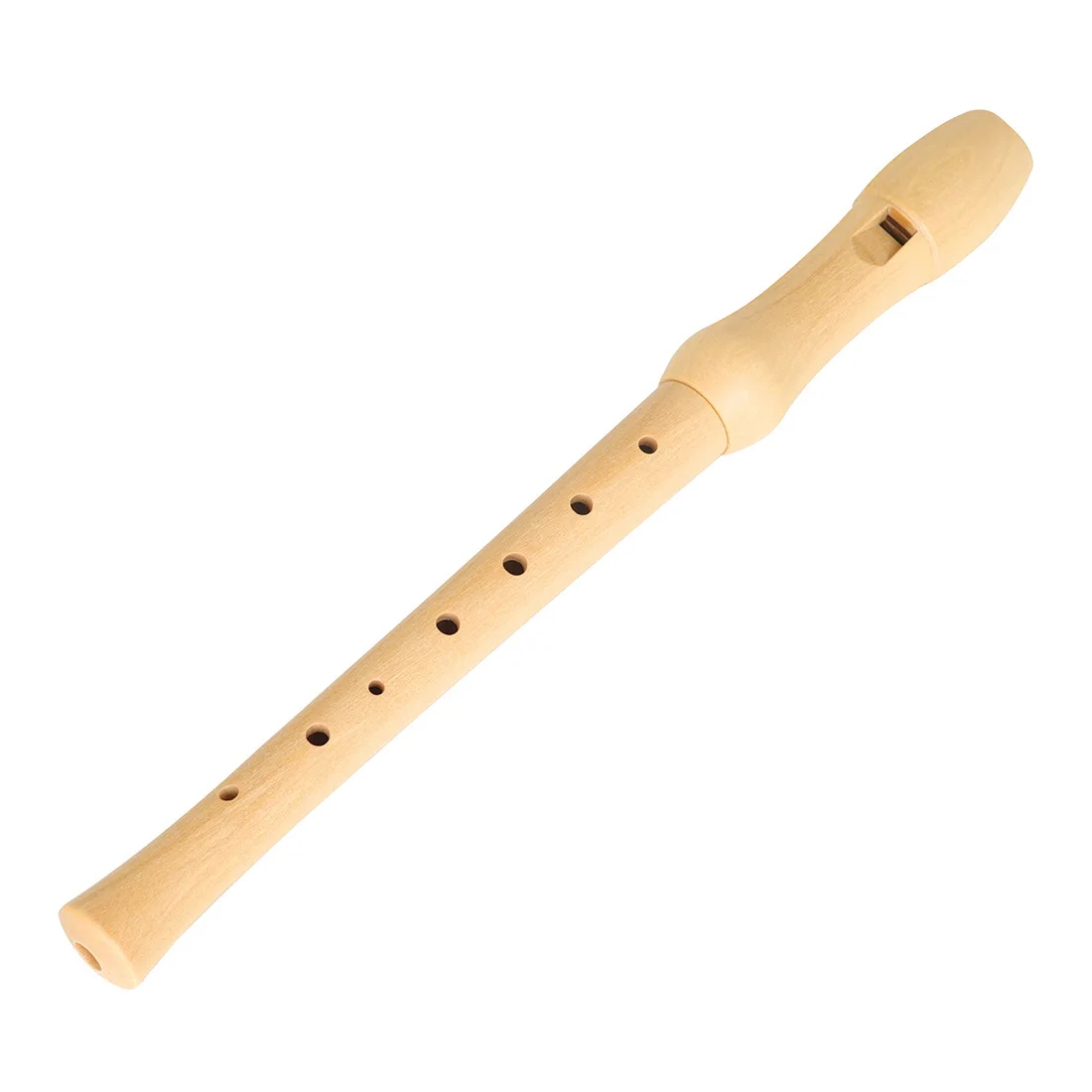 High pitched German 8-hole vertical flute, C-key British wooden vertical flute
