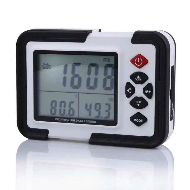 High Sensitivity Smart Air Quality Temperature Humidity Co2 Meter Indoor Monitor Detector Gas Analyzers