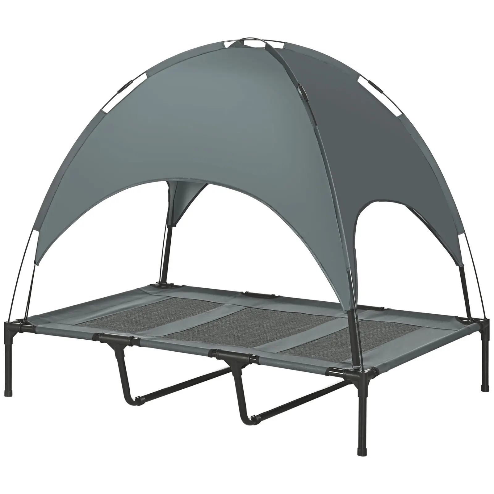 Block the UV rays out removable & washable bed elevated dog cot used alone dog bed for beach holiday