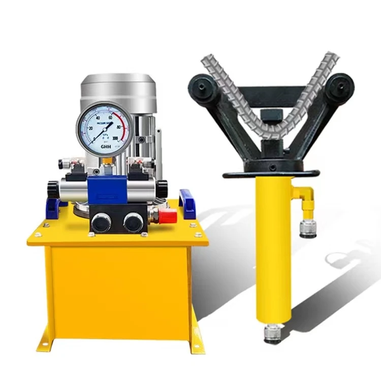 Iron Rod Bending Machine 32mm Portable Hydraulic Rebar Bender