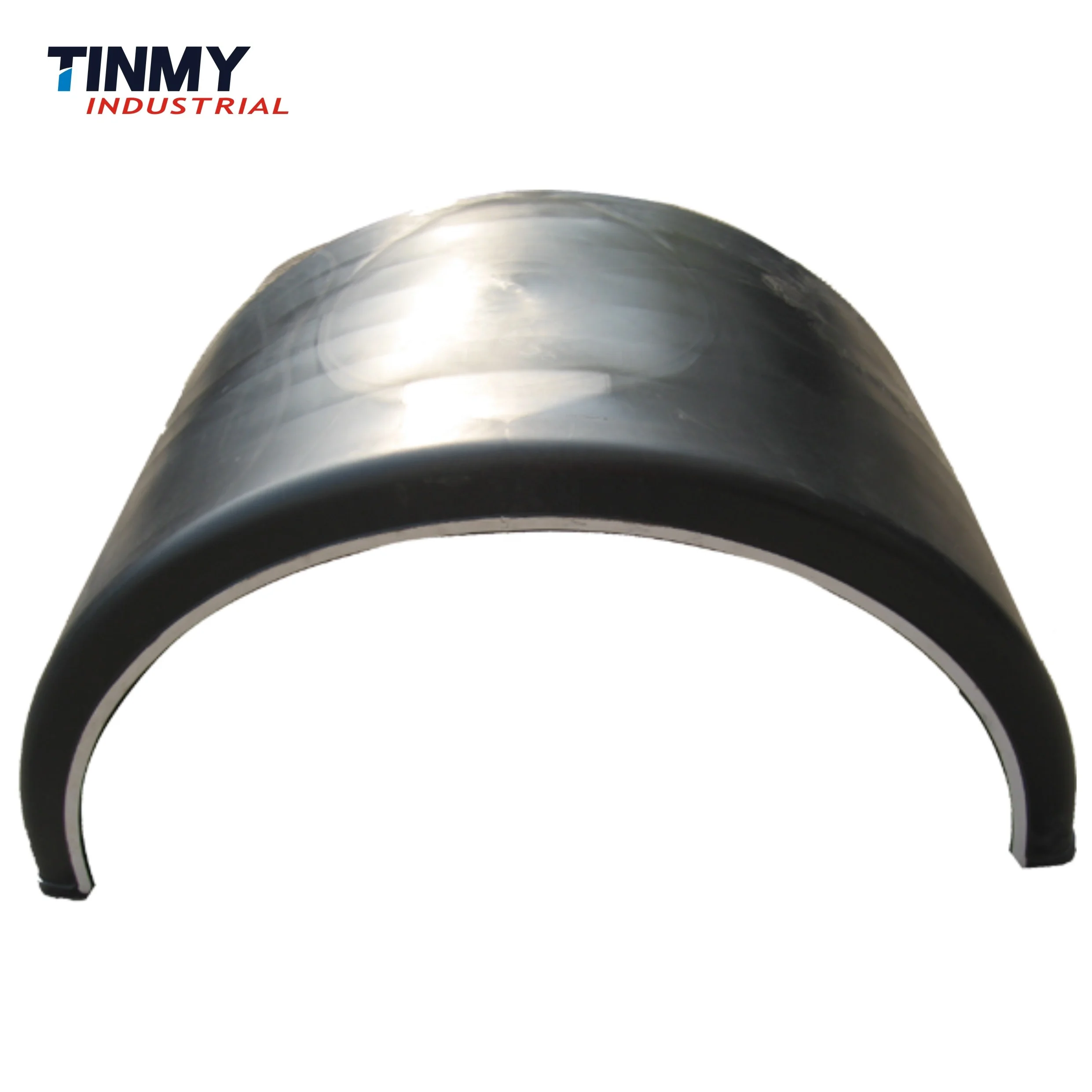 Heavy Duty Truck Trailer Mudguard with white stripe