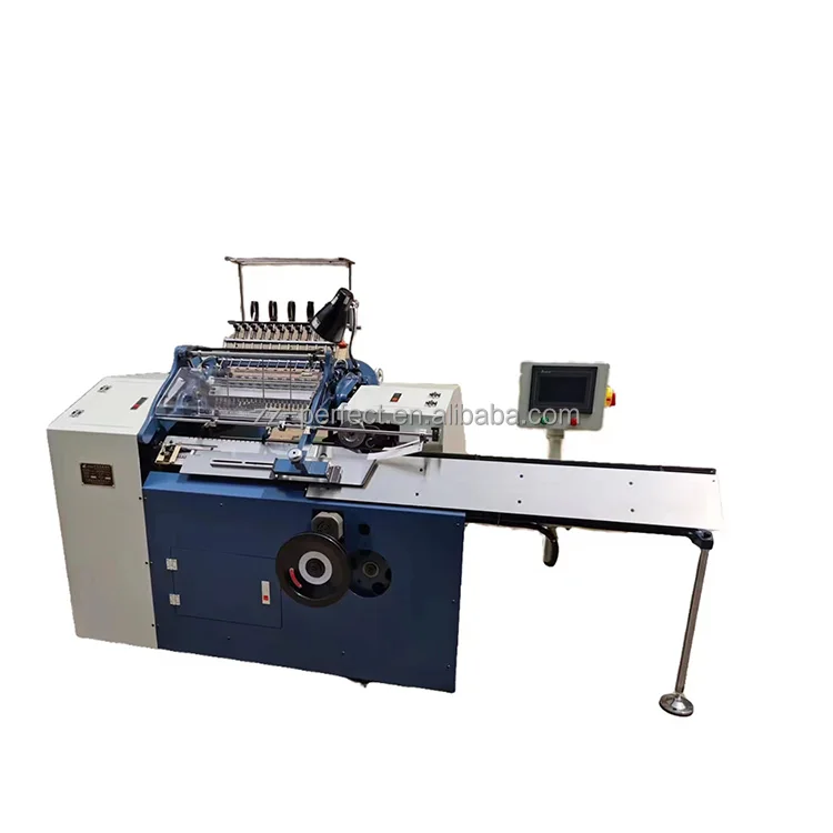 semi-automatic programmable thread  book binding sewing machine for books