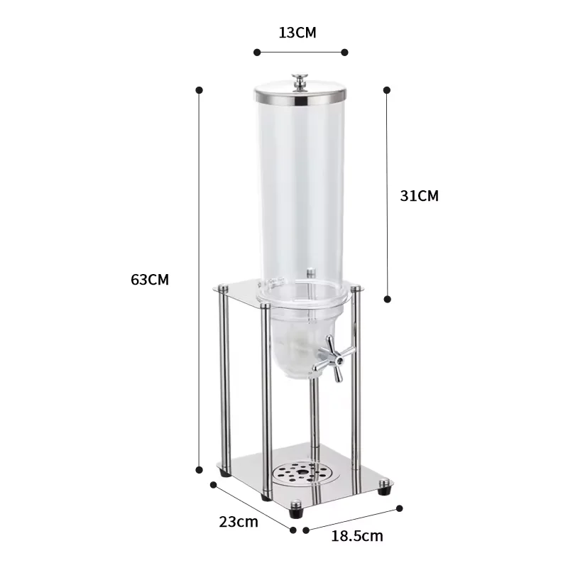 Stainless Steel Wooden Single Double Triple Tank Grain Bulk Food Gravity Dispenser Candy Grain Cereal Dispenser