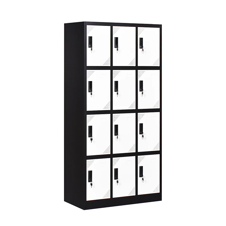 12 door locker cabinet metal storage locker for school gym use