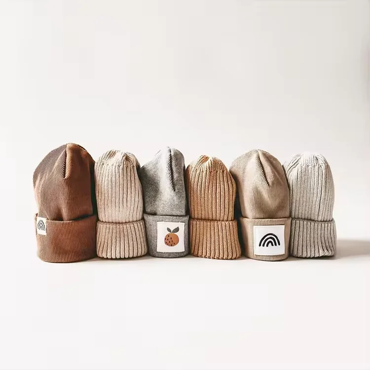 100% вязаные шапки из натурального хлопка
