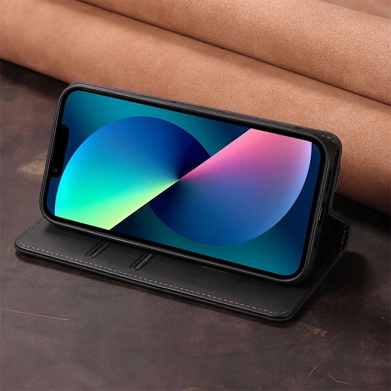 Для samsung для iphone series бизнес кожаный чехол для телефона для samsung s23 ультра pu браслет с крышкой держателя