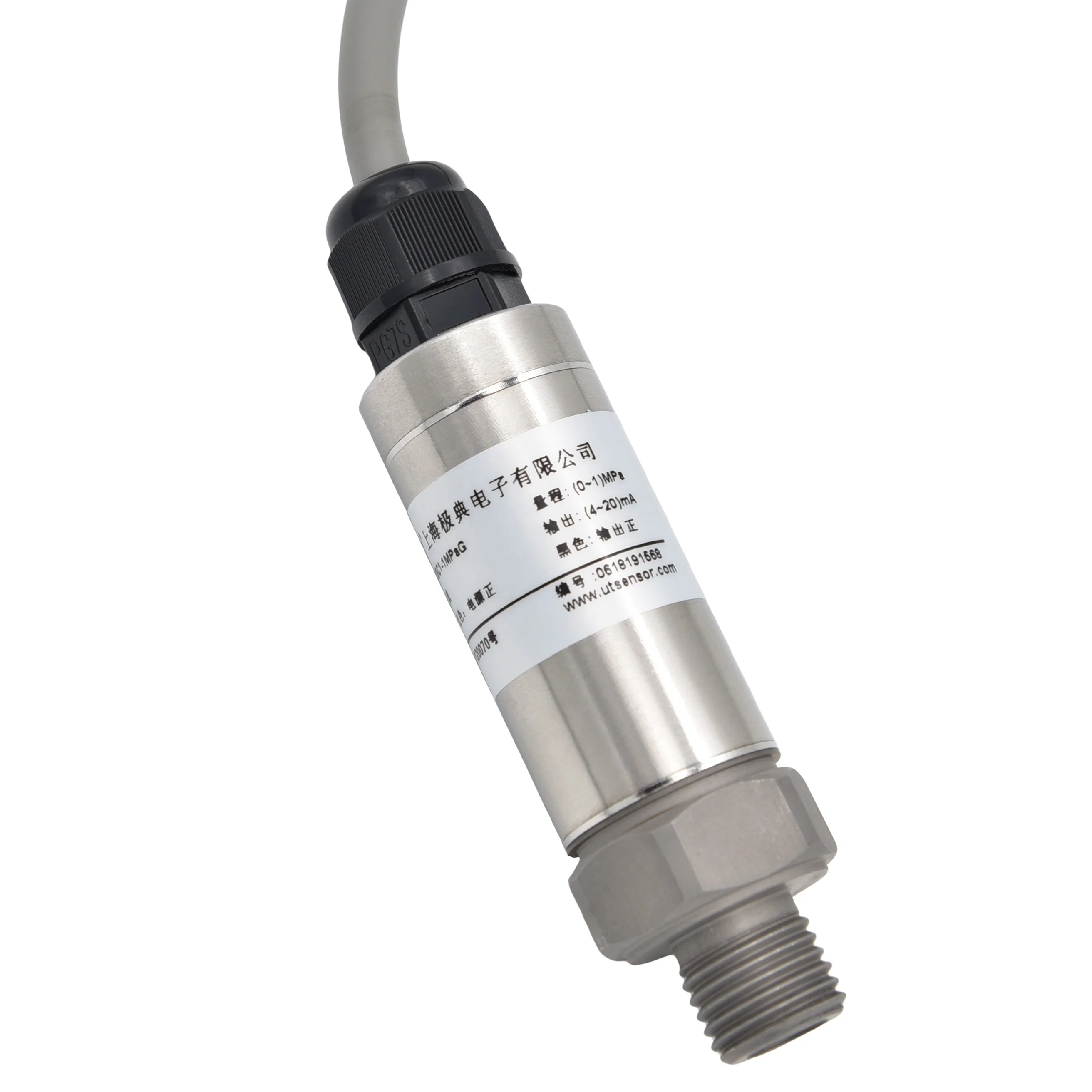 high quality 0-10V 4~20mA silicon strain pressure transmitter pressure sensor for air compressor