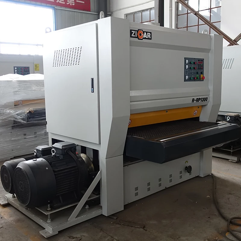 ZICAR R-RP1000 Woodworking Plywood Solid Wood Precise Calibrating Wide Belt Sander Sanding Machine
