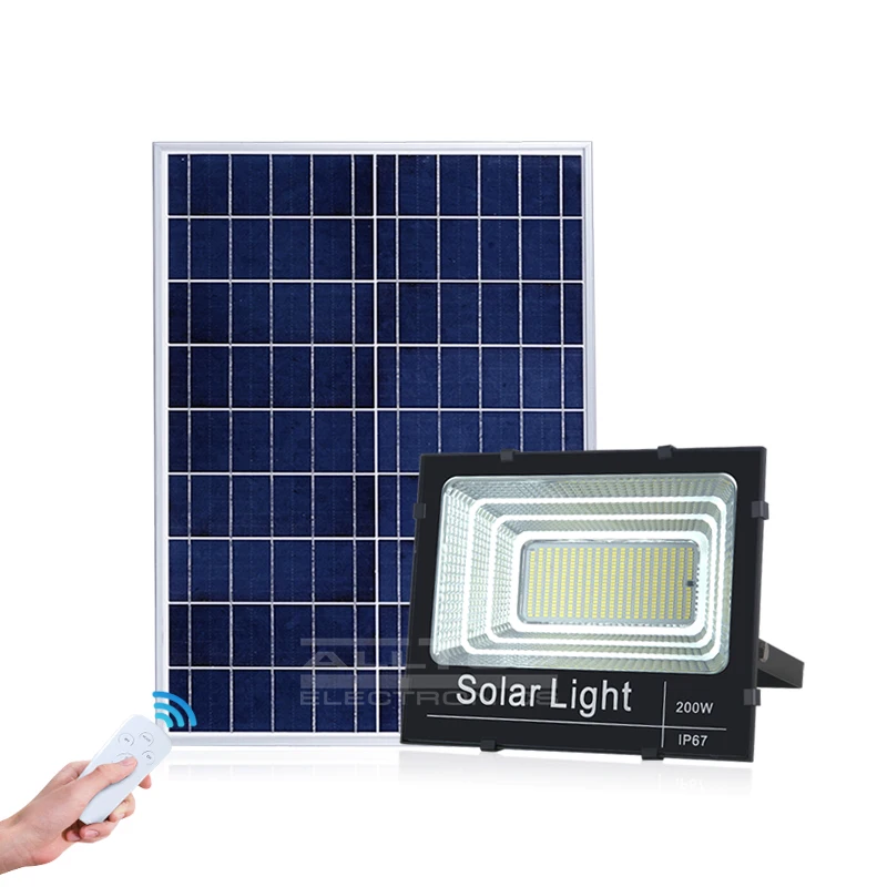 Competitive Price Outdoor Badminton Court 25 40 60 100 200 300 W Ip65 Waterproof  Solar Led Flood Lamp