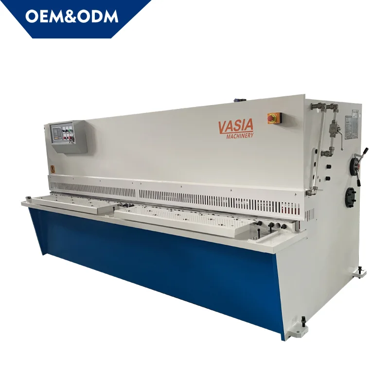 VASIA brand metal sheet Shearing Machine with Siemens motor and ESTUN E21 Controls