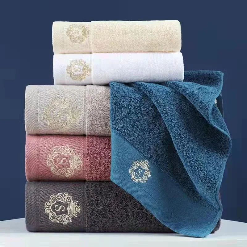 Bath towels 100% cotton bathroom towel set cotton towel with custom logo