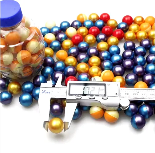 0.50 0.43 Inch Caliber Paintballs High Quality Paintball Balls colorful