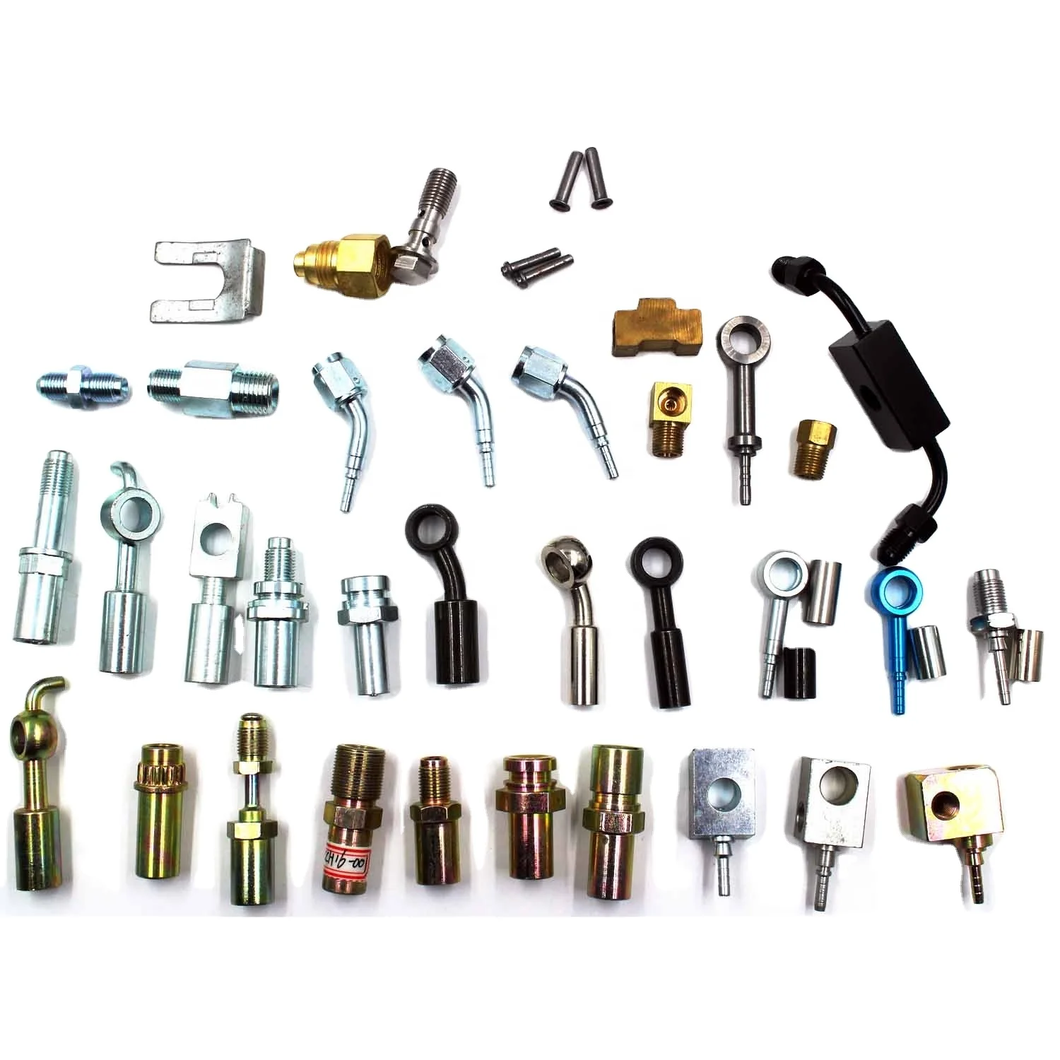 OE Quality an Stainless Steel Braided PTFE -3 an Brake Hose Line Kit Banjo Joint Male Connector Female End Hardware Pipe Fitting