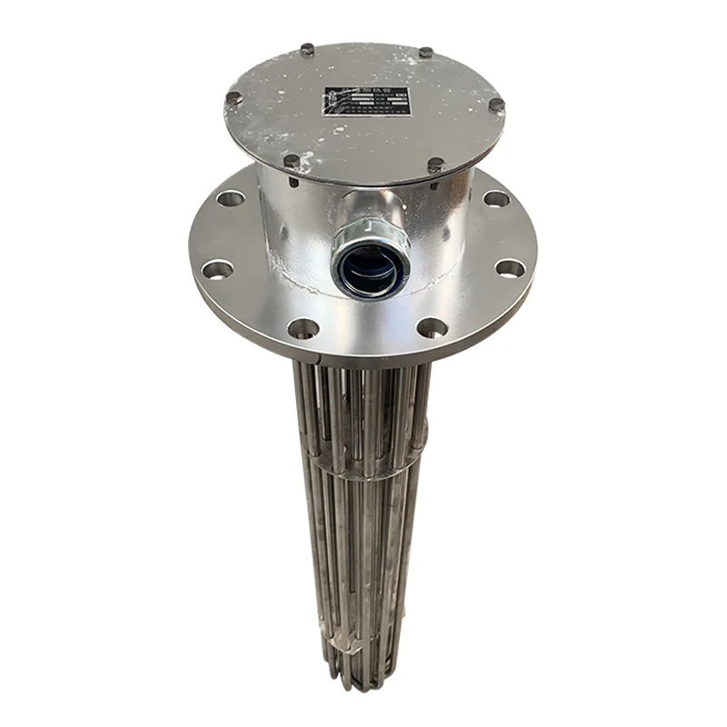 Промышленный высокомощный 10 кВт 15 кВт 20 кВт взрывозащищенный фланцевый водомасляный погружной нагревательный элемент
