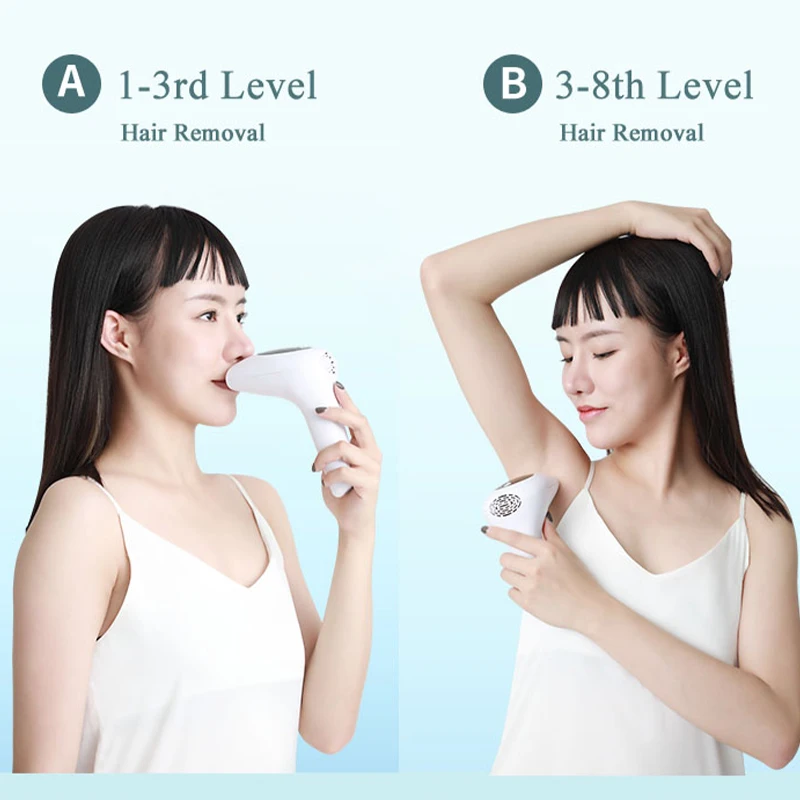 custom logo portable body permanent freezing point ipl laser hair removal device machine for home use