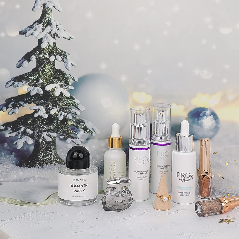 Desktop Shoot Photography Backdrops Props 3D Pattern Sided Paper Board Fotografie Photo Material Take Pictures for Toiletries