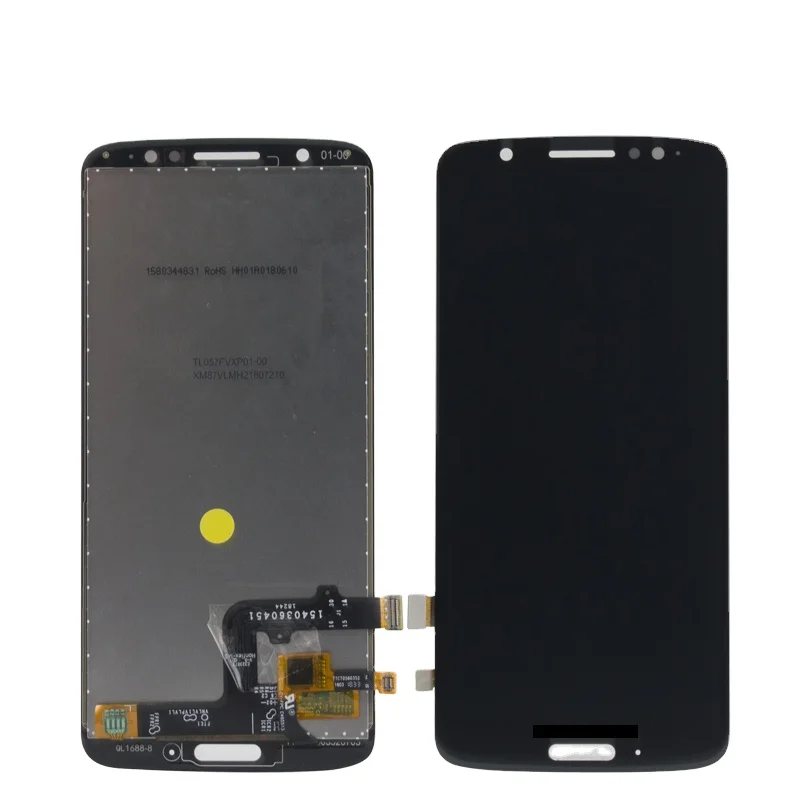Оригинальный ЖК-дисплей для Motorola для Moto G6, ЖК-экран с сенсорным стеклом, дигитайзер, панель в сборе, черный