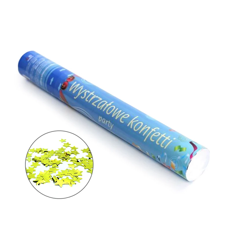Manufacturers hot selling spot custom hidden tissue confetti party popper happy birthday confetti cannon