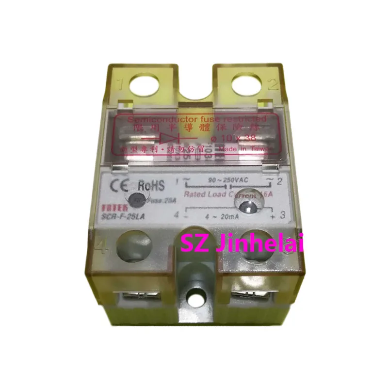 New and Original FOTEK SCR-F-25LA SCR-F-40LA-H High Quality SSR 16A Solid State Relay Voltage Regulator