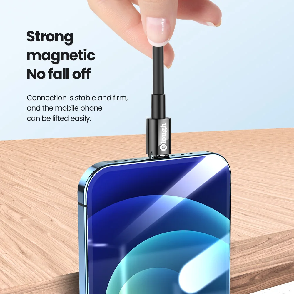 2021 Trending products cable cargador magnetico cell phone adapters 3 in 1 quick charging usb data line