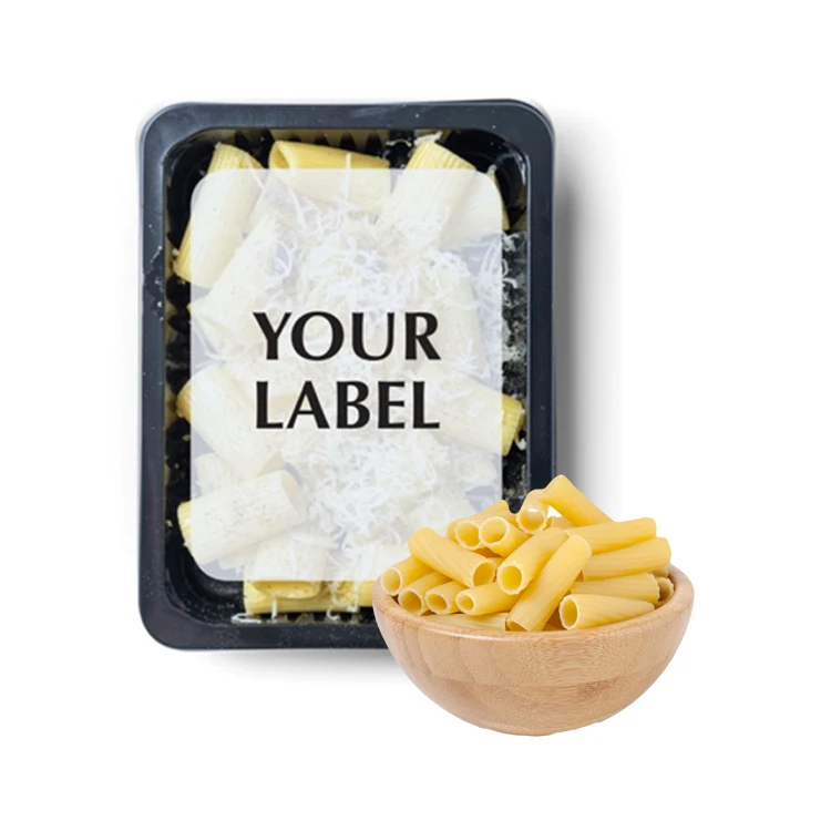 Frozen Ready Made Meal Pasta Macaroni with Pepper and Cheese Spaghetti Pasta Macaroni Privat Label Macaroni