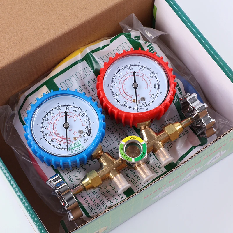 Manual Power Air Conditioning Tools Refrigeration R22 Manifold Gauge Set CT536 pressure gauge valve gage