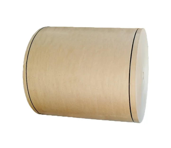 Kraft Liner Paper Jumbo Roll Brown Biodegradable Unbleached Craft Paper China Manufacturer