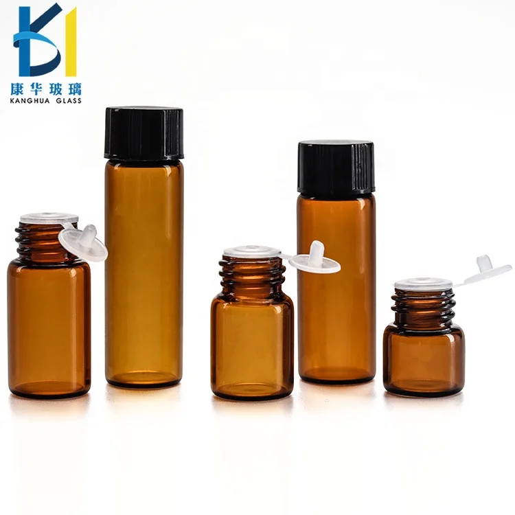 
5ml 10ml 20ml Wide Mouth Glass Brown Bottles Vial 1ml 2ml 3ml Mini Screw Mouth Brown Glass Bottle 10ml 