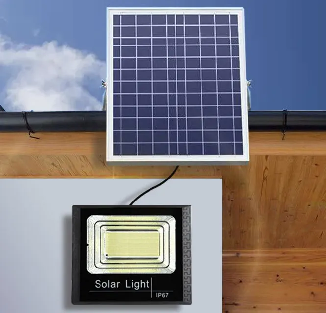 solar lamp photovoltaic street light led high-power floodlight super bright waterproof