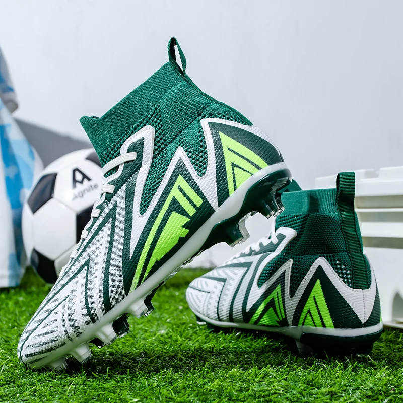 Luson Factory Custom wholesale Hot sale Cheap Outdoor Football Shoes Chuteiras Sepatu Indoor Soccer Shoes For Men