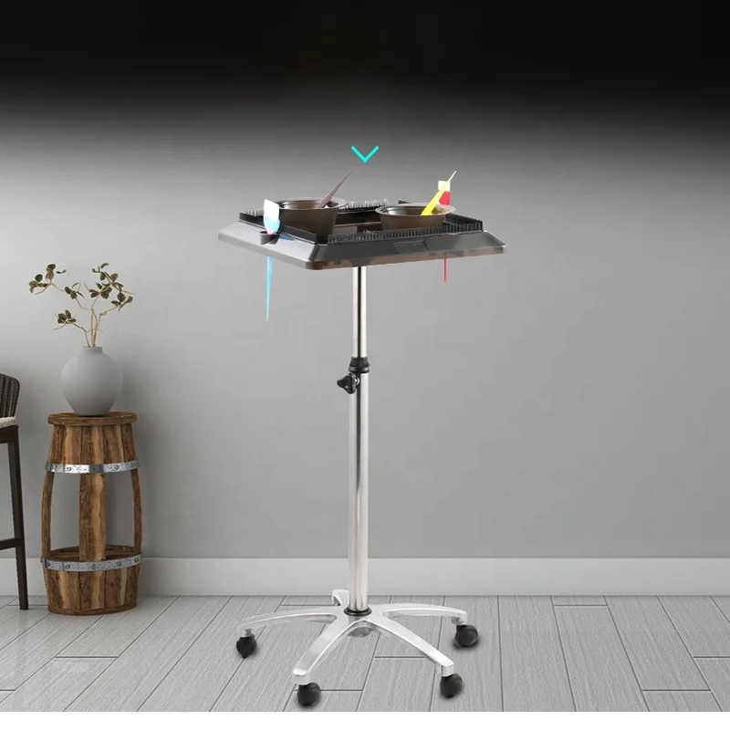 Hot Selling Mobile Salon Hair Trolley Hair Salon Trolley Cart Hair Extension Trolley Tool
