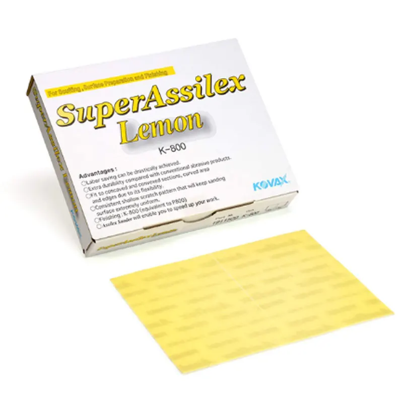 Japanese KOVAX sandpaper SuperAssilex finish spraying primer polishing sandpaper car paint treatment abrasive 25PC 240 -3000grit