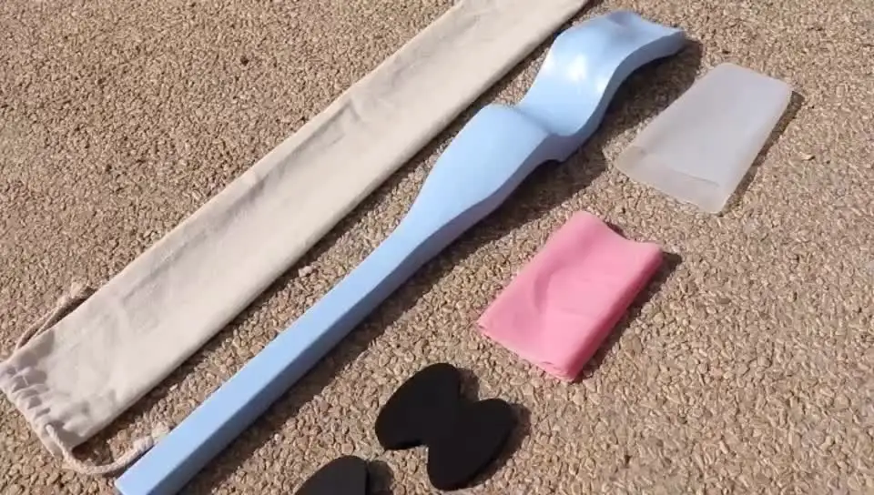 Pine Wooden Ballet Foot Stretcher With Elastic Stretch Band Rubber Sleeve Foam Pad