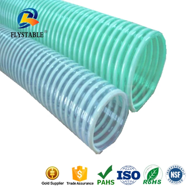 PVC drain spiral suction 5 inch hose