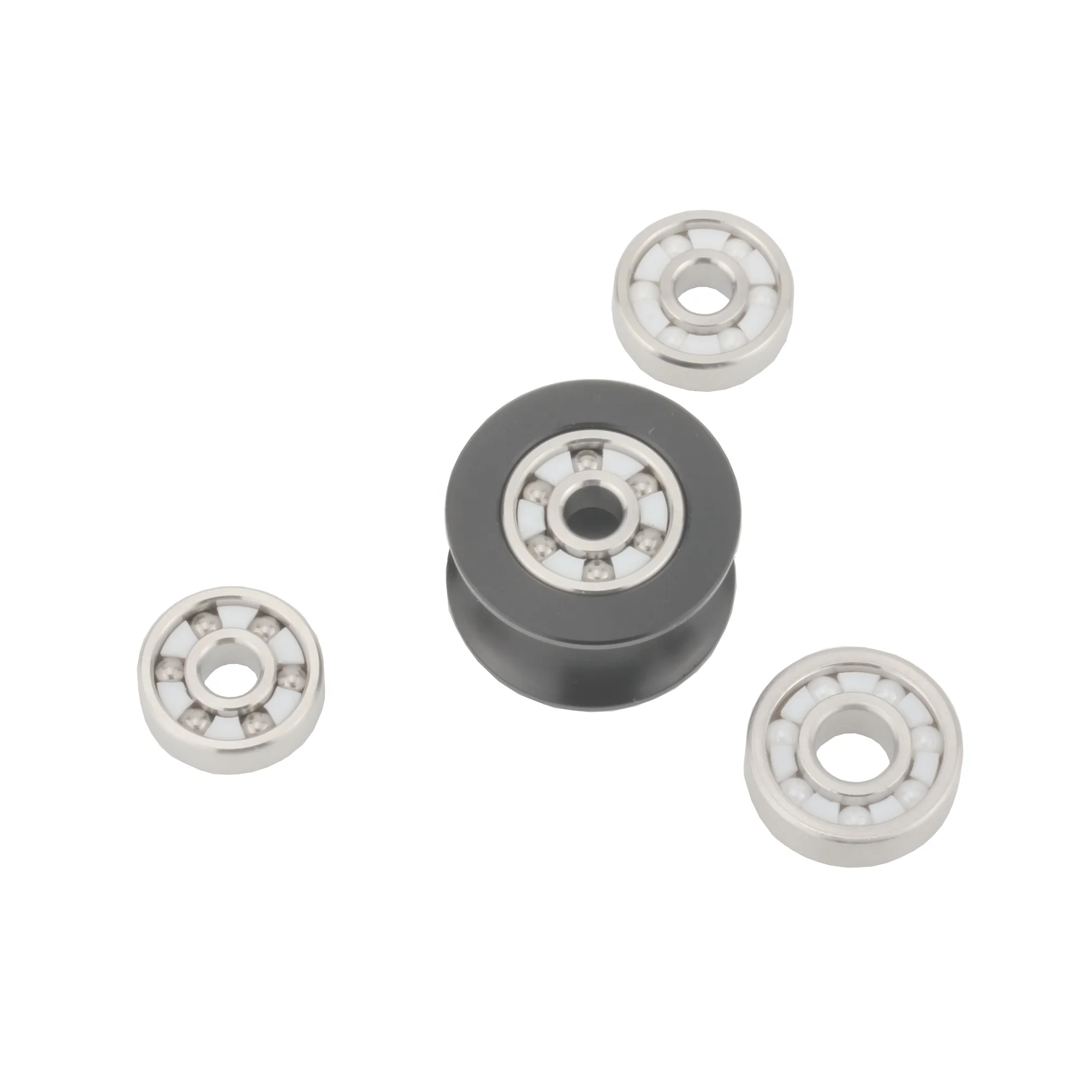 cost saving ceramic and ss316  hybrid  bearing for spear fishing roller muzzle