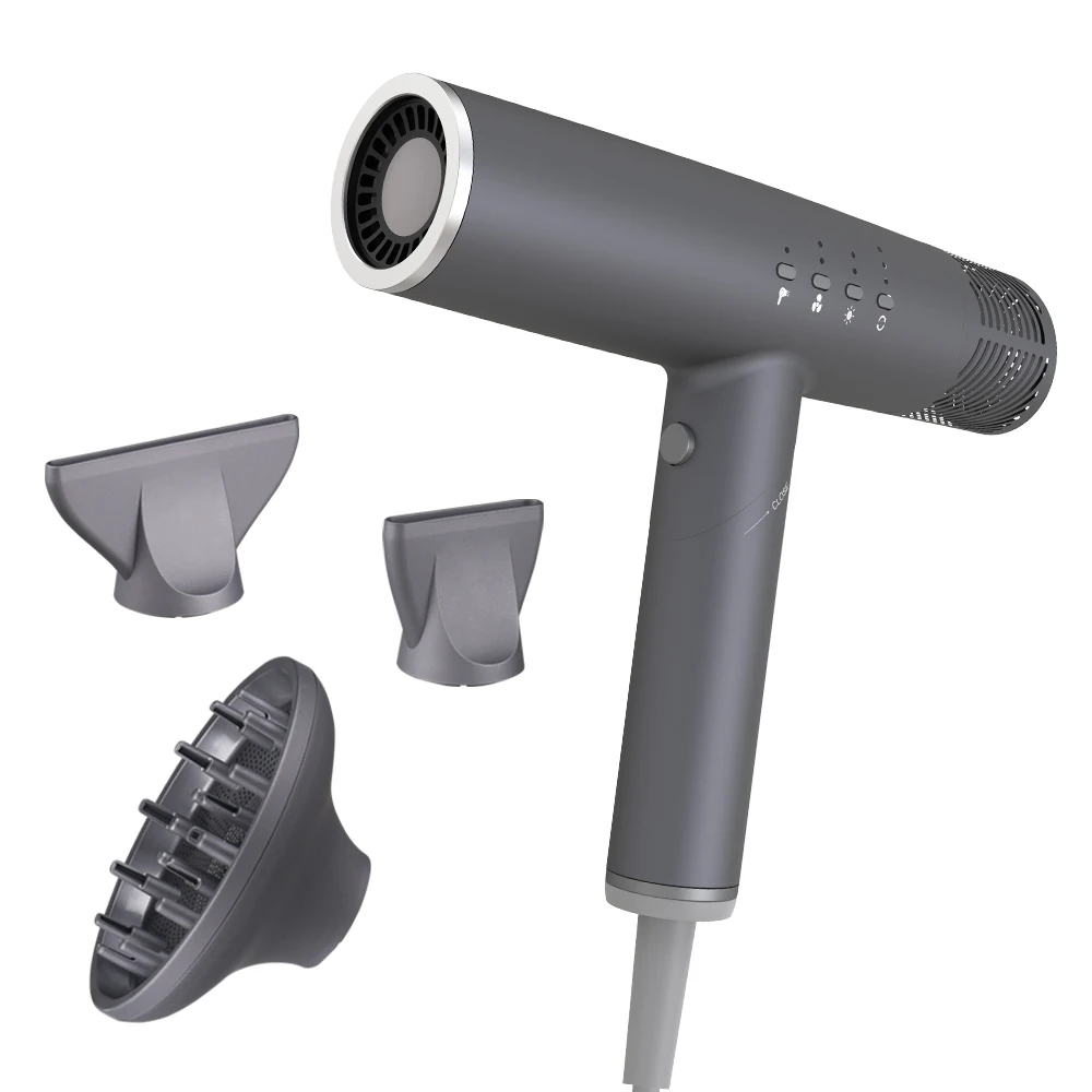 
Suszarka do wlosow Custom Professional Salon High Speed DC Motor Hair Dryer Super with diffuser Portable Folding Blow Dryer 