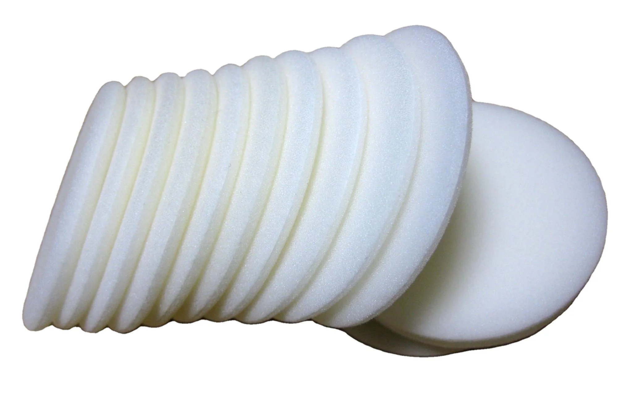 
Polyester latex-free cosmetic sponge edge sealing foam inner foam for BB powder puff basic materials for flocking powder puff 