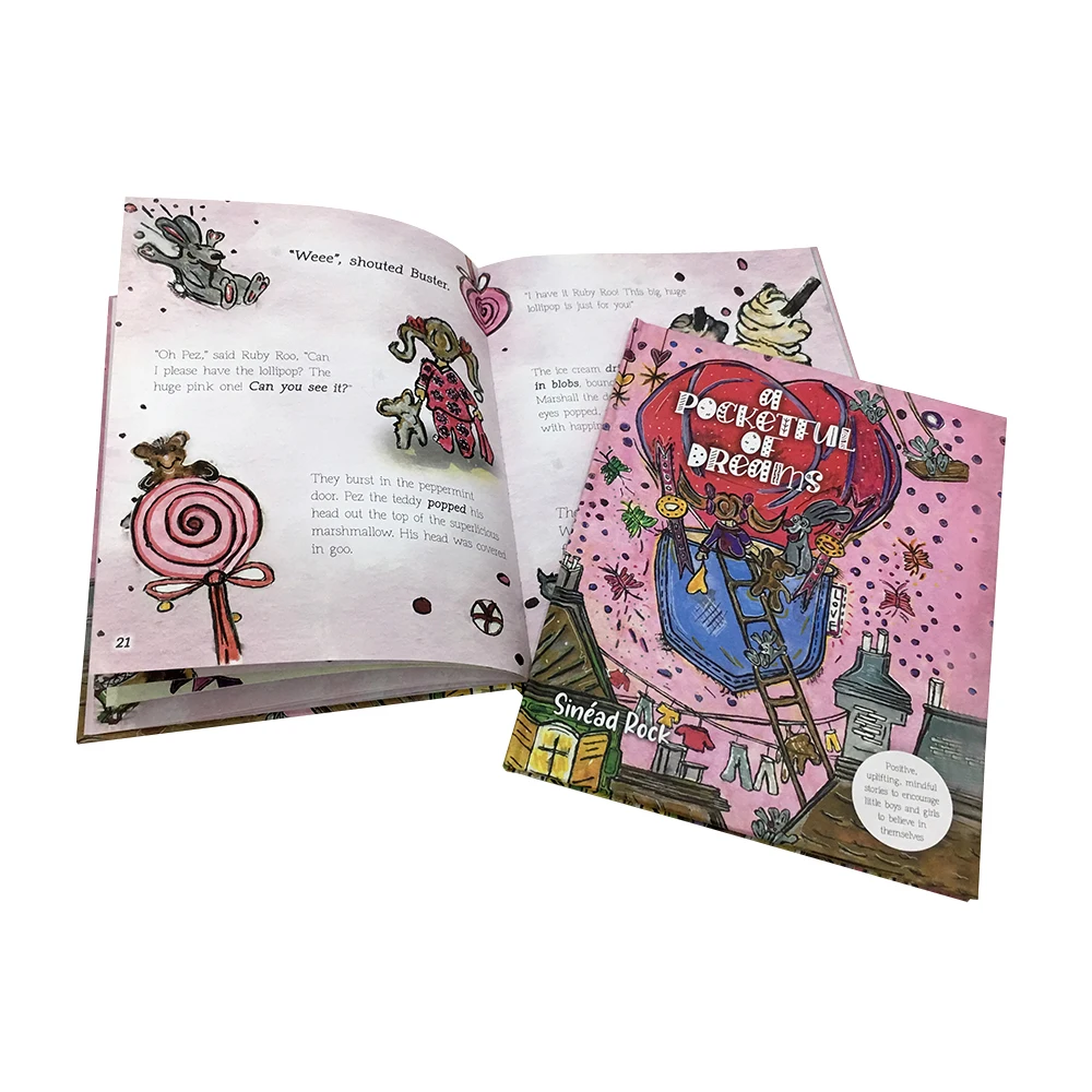 Wholesale Custom Baby Board Educational Book Hardcover English Cardboard Story Color Children Books Printing For Kids