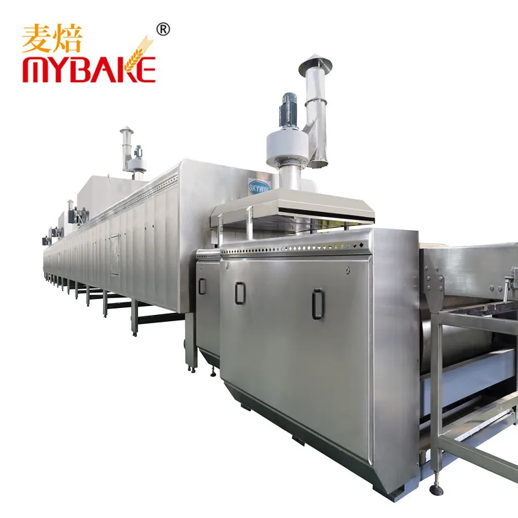 
MYBAKE Automatic Factory Direct Sale Price Commercial Biscuit and Cookie Gas Baking Oven 