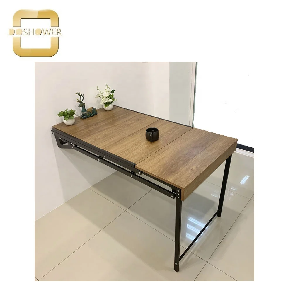 Folding Angle Bracket Triangle Shelf with Heavy Support Adjustable Wall Mounted of Table Work Space Saving